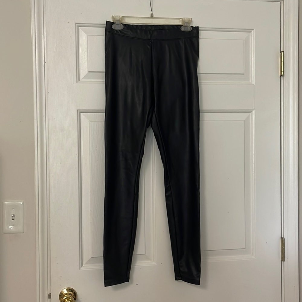 Size Small Express Vegan Leather Leggings
